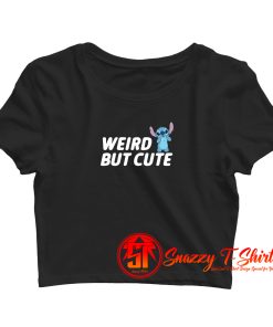 Weird But Cute Disney Lilo Stitch Crop Top Shirt