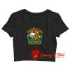 Welcome To Camp Quitcherbitchin A Certified Bear Drinks Beer Crop Top Shirt