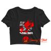 Welcome To Night City Samurai We Have A City To Burn Crop Top Shirt