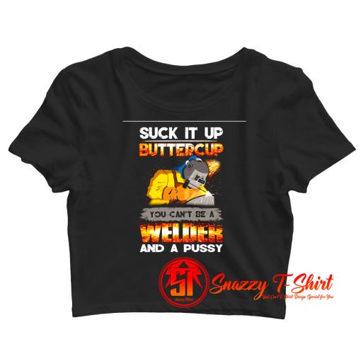 Welder Dad Father Arc Welding Tee Blacksmit Crop Top Shirt