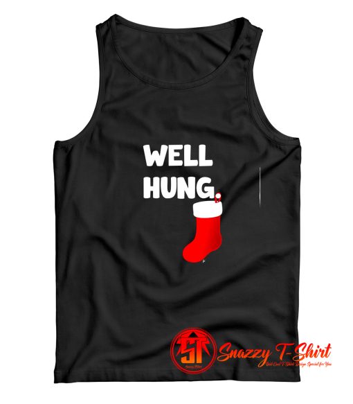 Well Hung Endowed Christmas Stocking Tank Top