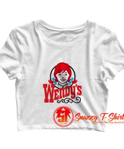 Wendys Burger Crop Top Shirt