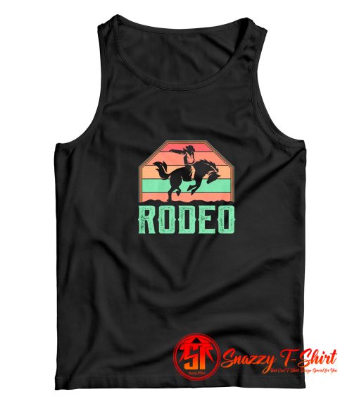 Western Horse Riding Rodeo Country Cowboy Tank Top