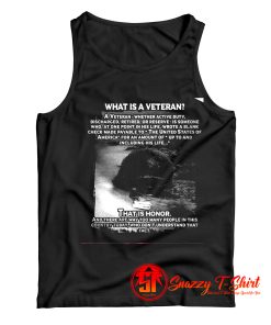 What Is A Veteran That Is Honor Tank Top