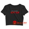 Whats Your Damage Heather Crop Top Shirt