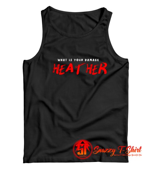 Whats Your Damage Heather Tank Top