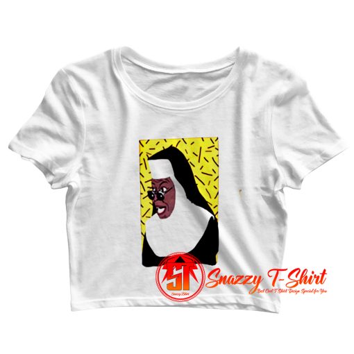 Whoopi Goldberg Nun 90s Crop Top Shirt