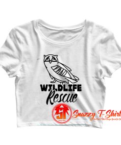 Wildlife Animal Rescue Crop Top Shirt