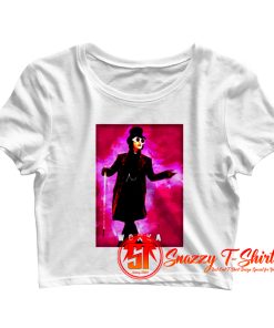 Willy Wonka Johnny Depp Digital Painting Crop Top Shirt