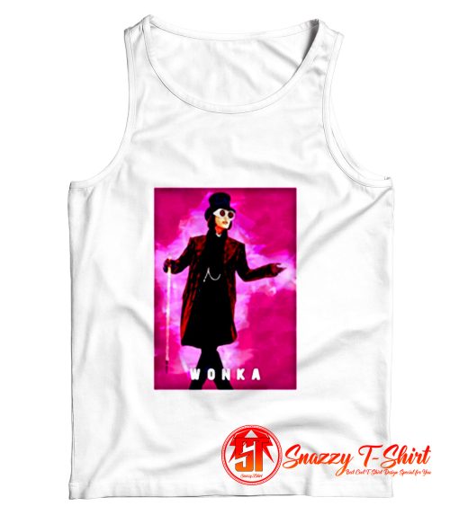 Willy Wonka Johnny Depp Digital Painting Tank Top