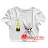 Wine And Corona Crop Top Shirt