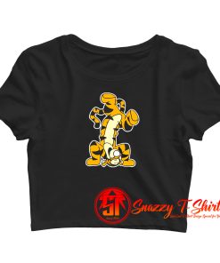 Winnie The Pooh Actio Tigger Cartoon Crop Top Shirt