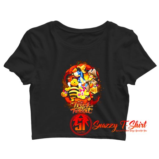 Winnie The Pooh Disney Halloween Crop Top Shirt