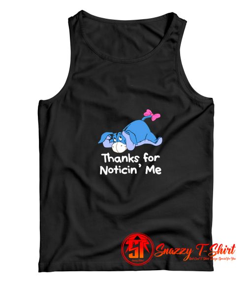 Winnie The Pooh Eeyore Quote Tank Top