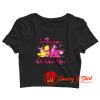 Winnie The Pooh Friends In October We Wear Pink Crop Top Shirt