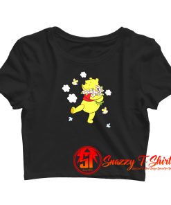 Winnie The Pooh Quote Crop Top Shirt