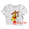 Winnie The Pooh Tigger Cartoon Crop Top Shirt