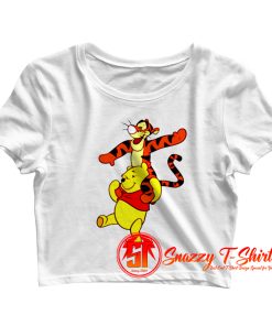 Winnie The Pooh Tigger Cartoon Crop Top Shirt