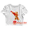 Winnie The Pooh Tigger Design For Holidays Crop Top Shirt