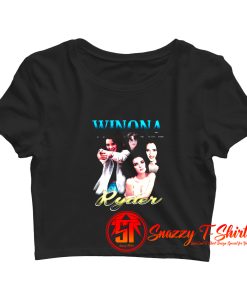 Winona Ryder Vintage 90s inspired Crop Top Shirt