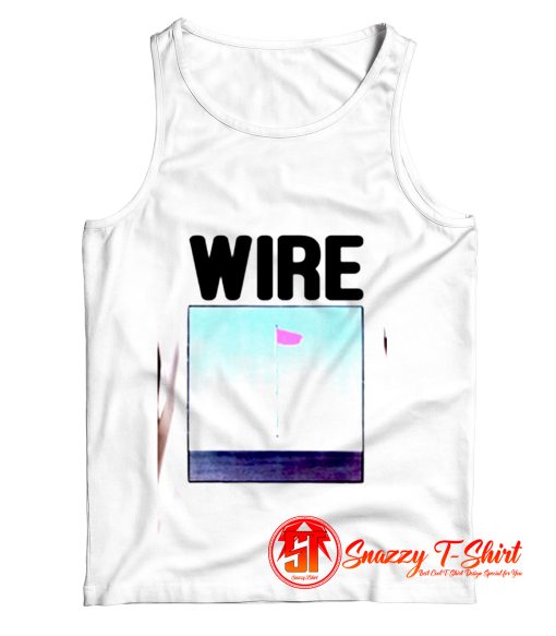 Wire Pink Flag Retro Tank Top