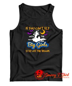 Witch Broomstick Halloween Tank Top