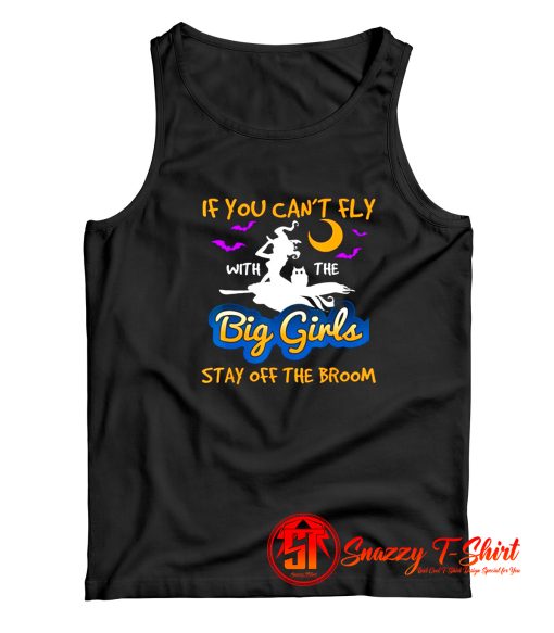 Witch Broomstick Halloween Tank Top