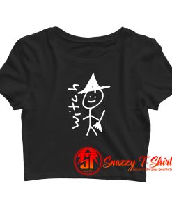 Witch Symbol Crop Top Shirt