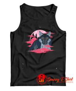 Wolf Moon Woods Wolves Tank Top