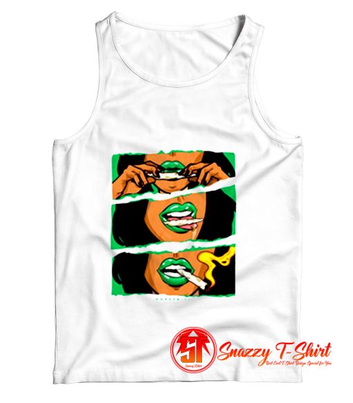 Women Rolling Blunt Tank Top