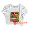 Women Rolling Blunt Unisex Crop Top Shirt