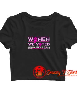 Women Vote Anniversary Crop Top Shirt