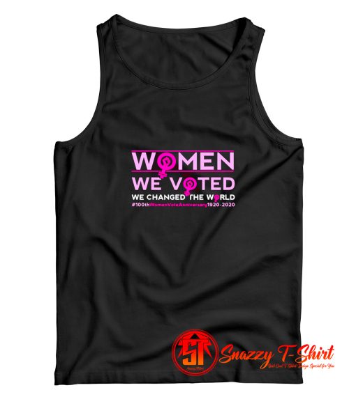 Women Vote Anniversary Tank Top