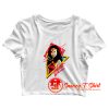 Wonder Woman Portrait Gal Gadot Crop Top Shirt