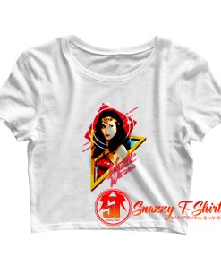 Wonder Woman Portrait Gal Gadot Crop Top Shirt