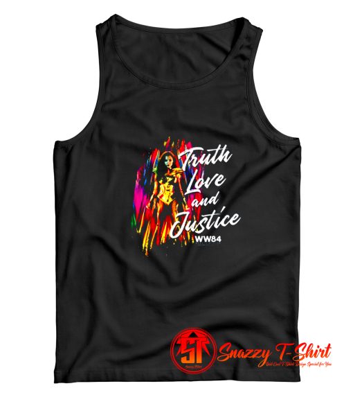 Wonder Woman Truth Love and Justice Tank Top