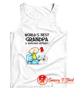 Worlds Best Grandpa Armchair Referee Tank Top