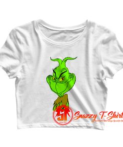 Wry Smile Grinch Crop Top Shirt