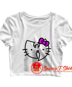 Wu Tang Clan Hello Kitty Crop Top Shirt