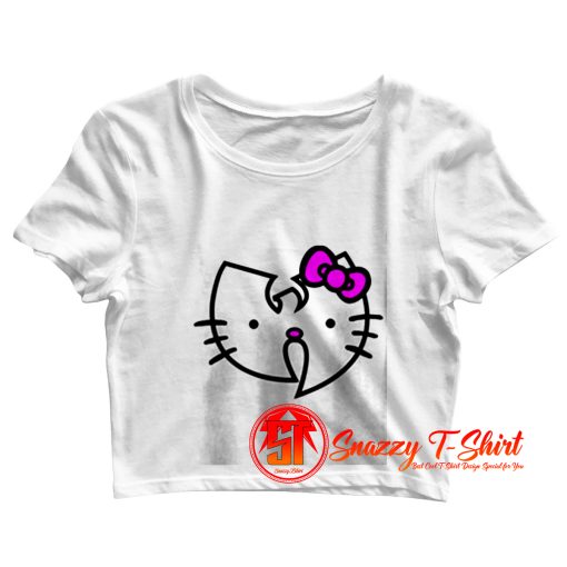 Wu Tang Clan Hello Kitty Crop Top Shirt