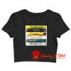 Wu Tang Clan Hip Hop Cassette Tape Crop Top Shirt