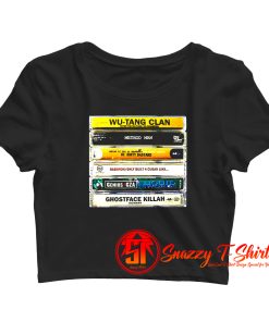 Wu Tang Clan Hip Hop Cassette Tape Crop Top Shirt