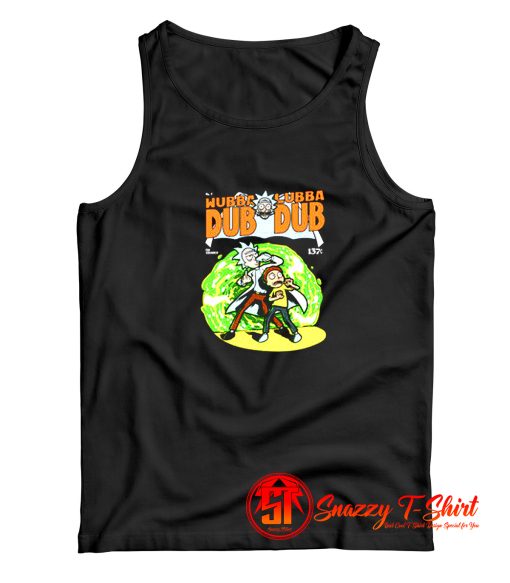 Wubba Lubba Batman Robin Comic Parody Tank Top