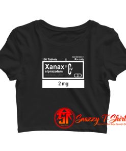 XANAX CIV Crop Top Shirt