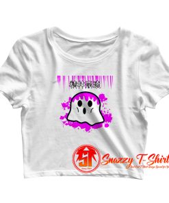 Yami Kawaii Ghost Japanese Nu Goth Crop Top Shirt