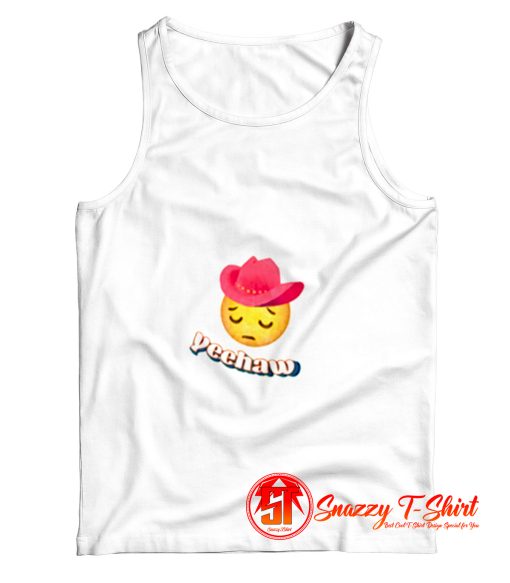 Yeehaw Emoji meme Tank Top