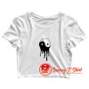 Ying Yang Dripping Crop Top Shirt