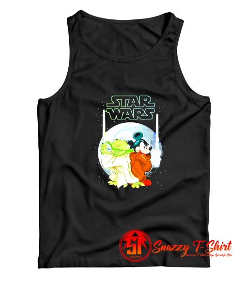 Yoda and Mickey Mouse SW Christmas Tank Top