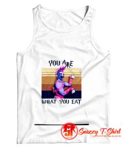 You Are What You Eat Vintage Retro Tank Top