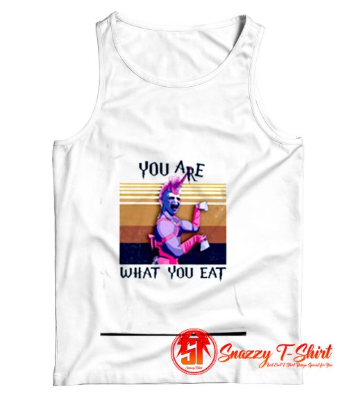 You Are What You Eat Vintage Retro Tank Top